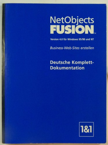 Handbuch netobjects fusion - handbuch,